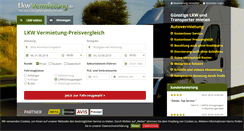 Desktop Screenshot of lkwvermietung.de